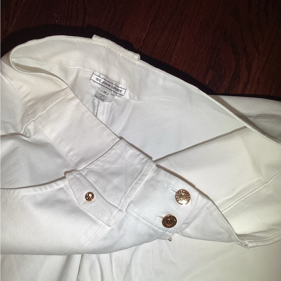 St. John sport white capris size 14 - Picture 8 of 9